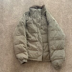 Columbia Khaki Puffer Jacket